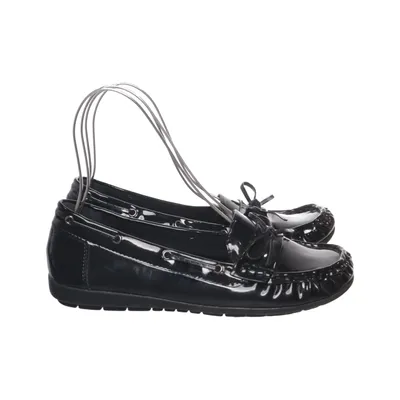 Boat shoes (Black) from Libra Pop Leather