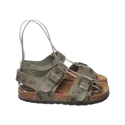 Sandales (Vert, Multicolore) de KicKers Cuir