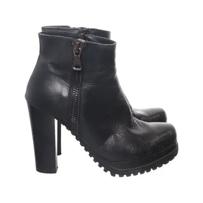 Heeled boots (Black) from Poelman