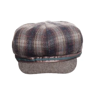 Newsboy hat (Flerfarvet) fra Accessorize Akryl, Bomuld, Polyester, Uld