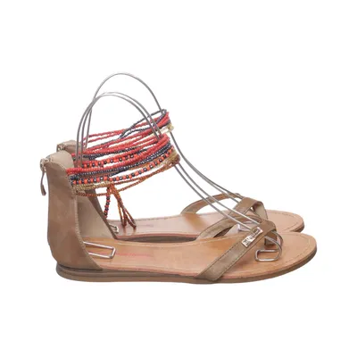 Sandales (Marron, Multicolore) de Les Tropeziennes Cuir