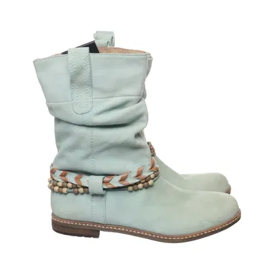Bottines (Bleu) de SPM Cuir