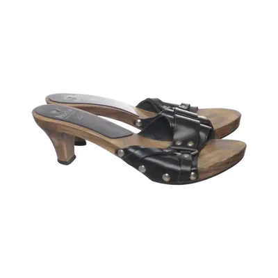 Clogs (Black) from Marila Leather