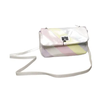 Shoulder-bag (Pink, Yellow, Blue) from Claire's