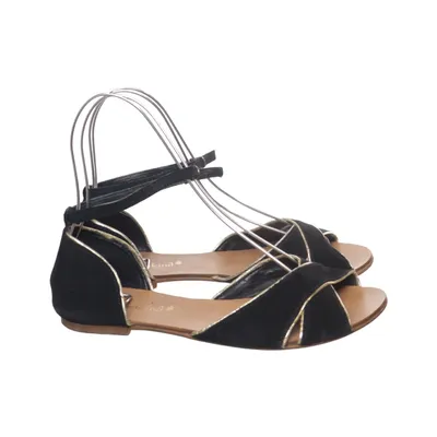 Sandals (Black, Gold) from Sommerkind
