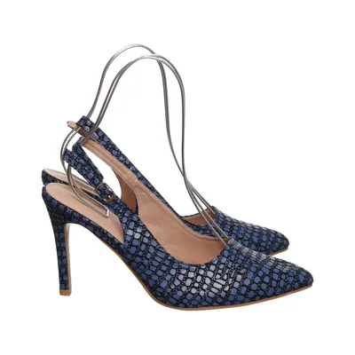 High heels (Blue, Black)