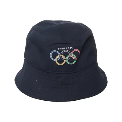Bucket hat (Zwart) van Corona Katoen