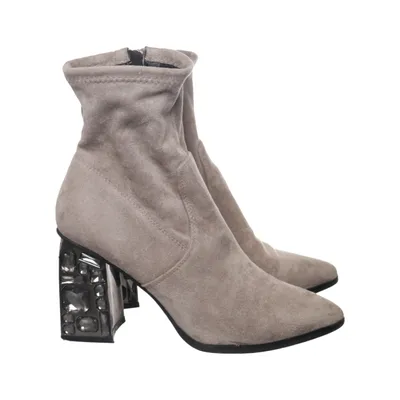 Heeled boots (Gray) from Alma en Pena