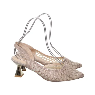 Højhælede sandaler (Guld)