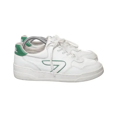 Trainers (White, Green) from Hub Leather