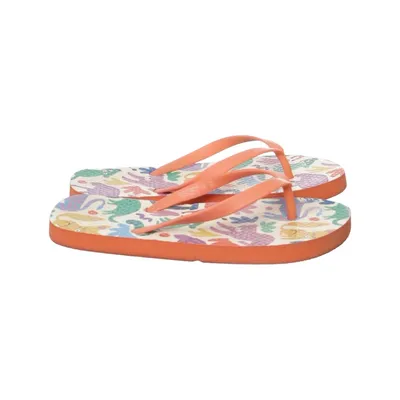 Flip-flops (Orange, Multicolored) from Mini Boden Leather