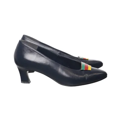 Escarpins (Bleu, Multicolore) de Miss Cuir
