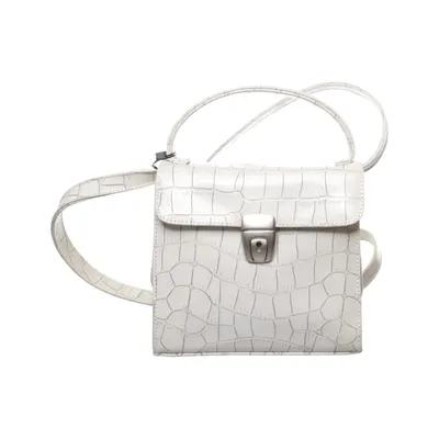 Shoulder-bag (White) from Ripani Leather