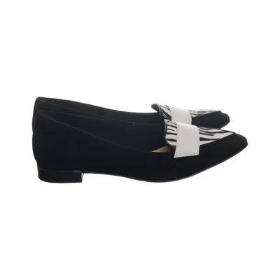Loafers (Black, White) from Clarks Leather