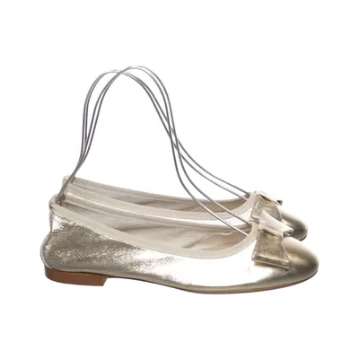 Ballet flats (Gold) from Hammerstein Leather