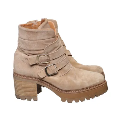 Heeled boots (Beige) from Ralph Harrison Leather