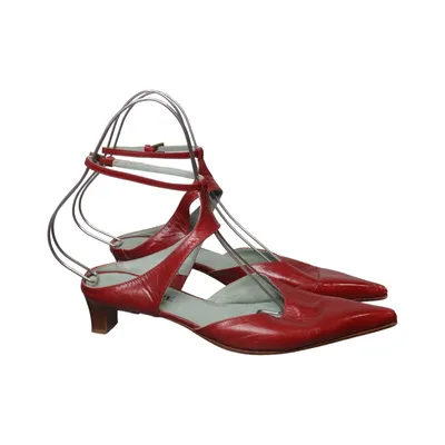 High heel sandals (Red) from Maripe Leather