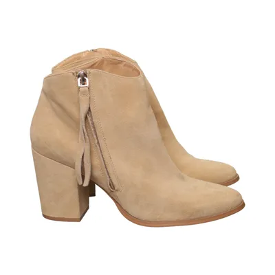 Bottes à talons (Beige) de An Other A Cuir