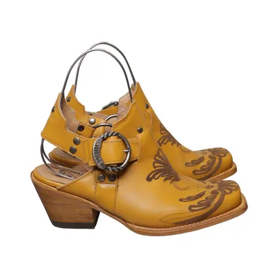 Heeled boots (Yellow, Brown) from John Fluevog