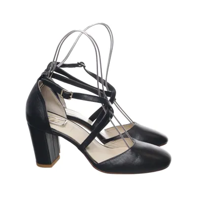 High heel sandals (Black) from Bata Leather