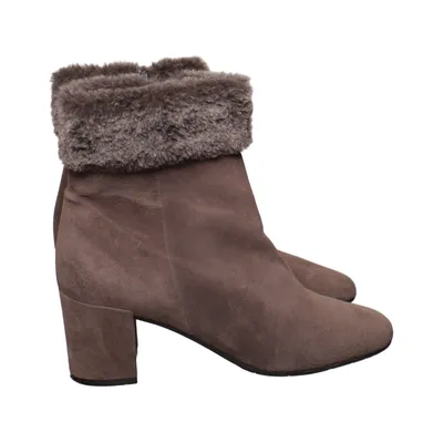 Bottes à talons (Marron) de Freeflex Cuir