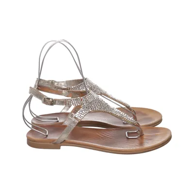 Sandals (Brown, Silver) from Inuovo