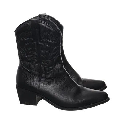 Cowboyboots (Svart) från Manfield Skinn