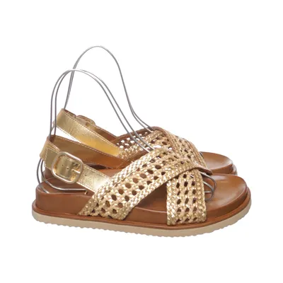 Sandales (Or, Marron) de Inuovo Cuir