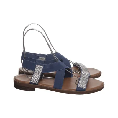 Sandalen (Blauw, Zilver) van Claudia Ghizzani