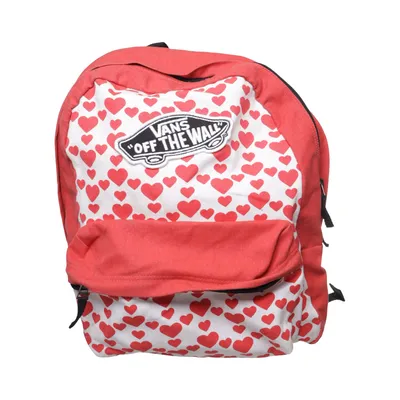 Rucksack (Rot, Weiß) von Vans Baumwolle, Polyester