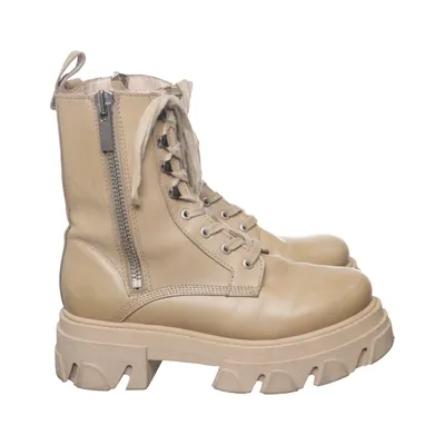 Schnürstiefel (Beige) von Shoe Biz
