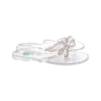 Flip-flops (Transparent, Silver) from Catherine Malandrino Polyurethane