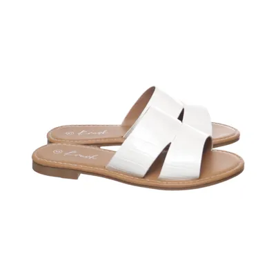Mules (Blanc, Marron) de Krush