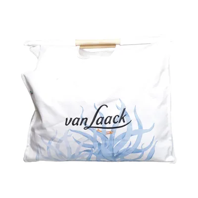Strandtaske (Hvid, Blå) fra Van Laack