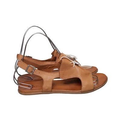 Sandalen (Bruin) van Maca Kitzbühel Leer