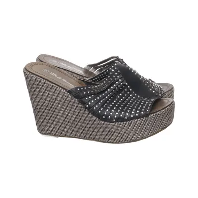 Wedges (Black, Gray) from Belle Women