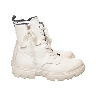 Bottes à lacets (Blanc) de Geox
