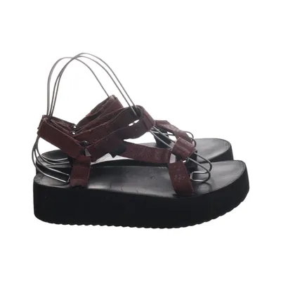 Sandals (Red, Black) from Teva Leather