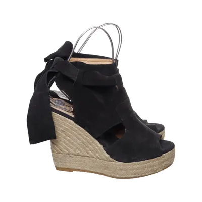 Wedges (Black) from Kanna Leather