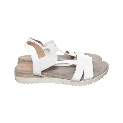 Sandales (Blanc, Gris) de Claudia Ghizzani