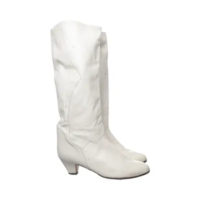 Bottes (Blanc) de Titan Cuir