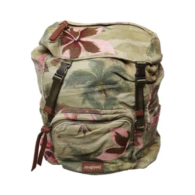 Ryggsäck (Grön, Flerfärgad) från Desigual Bomull, Lyocell, Polyester, Polyuretan, Viskos