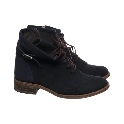 Bottes à lacets (Bleu) de Cosmoparis Cuir