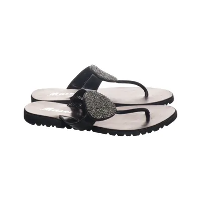 Flipflop (Silverfärgad, Svart) från Mascha Skinn