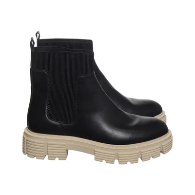Chelsea boots (Sort, Beige) fra Catwalk