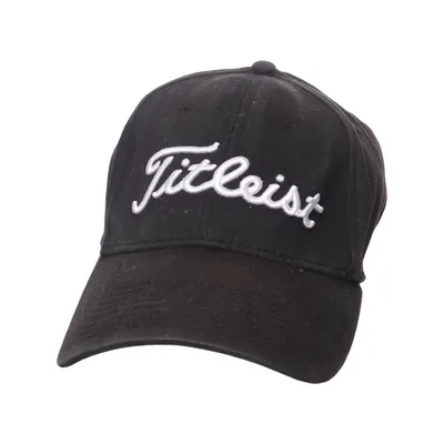 Honkbalpet (Zwart) van Titleist Katoen, Elastaan