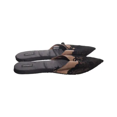 Slippers (Beige, Black) from La Perla Elastane, Polyester