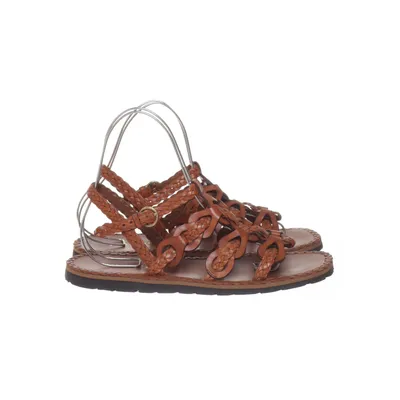 Sandals (Brown) from Prada Leather