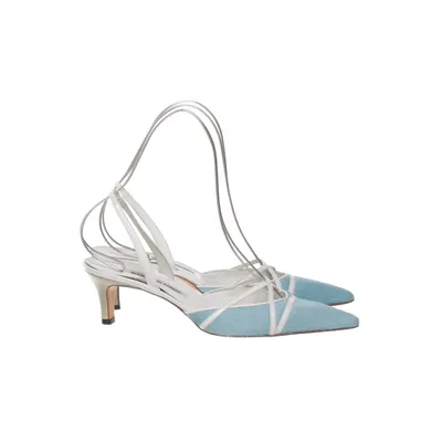 Pumps (Blå, Vit) från Manolo Blahnik