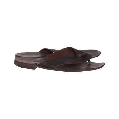 Flip-flops (Brown) from Emporio Armani Leather